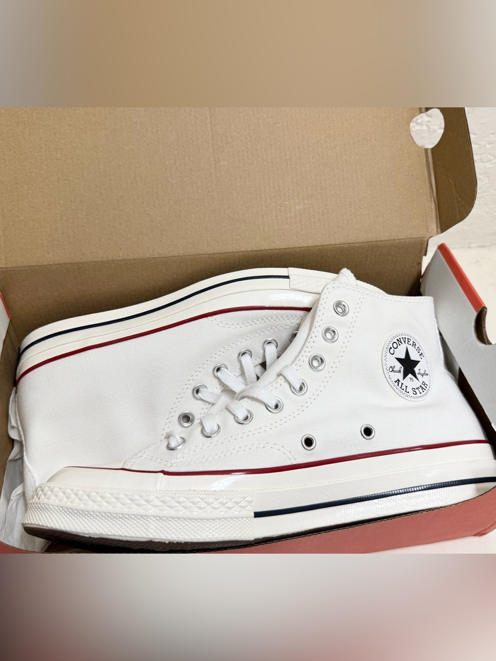 Converse Chuck 70s White/Off white High Top Sneakers - Picture 3 of 4
